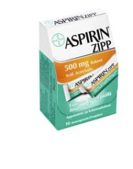 ASPIRIN ZIPP rakeet 500 mg 20 kpl