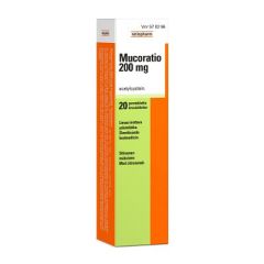 MUCORATIO poretabletti 200 mg 20 kpl