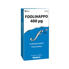 Foolihappo 400 mikrog 30 tabl