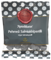 Apteekkarin Pehmeä Salmiakkipastilli 60 g