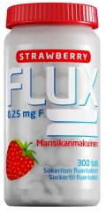 Flux Fluortablett Starwberry 0,25 mg F/tabl 300 sugtabletter / 107 g
