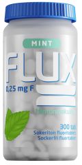 Flux Fluortablett Mint 0,25 mg F/tabl 300 imeskelytablettia / 107 g