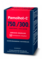 PAMOLHOT-C 750/300 mg porejauhe 20 kpl