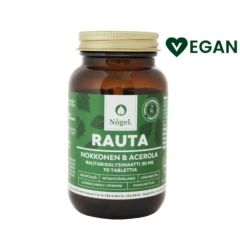 Nogel Rauta, nokkonen & acerola 30 mg 70 tabl
