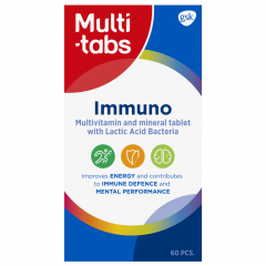 Multi-tabs Immuno Monivit. + Maitohappobakteeri 60 kpl