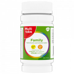 Multi-tabs Family Monivitamiini 190 kpl