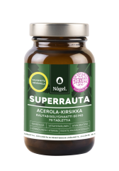 Nogel Superrauta, Acerola-kirsikka 60 mg 70 tabl