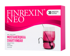 FINREXIN NEO jauhe mustaherukka 30 kpl