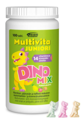 MULTIVITA JUNIORI DINO MIX MONIVITAMIINI 100 PURUTABL